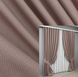 Комплект штор, преміум класу льон фактурний,колекція &laquo;Royal Texture&raquo; колір пудровий лб26ш-11 фото 1