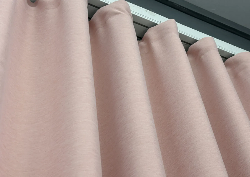 Комплект штор блекаут двосторонній колекція "Eclipsе" колір пудровий 1793ш 1793ш-02 фото