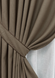 Комплект штор, преміум класу льон фактурний,колекція &laquo;Royal Texture&raquo; колір какао лб28ш-11 фото 5
