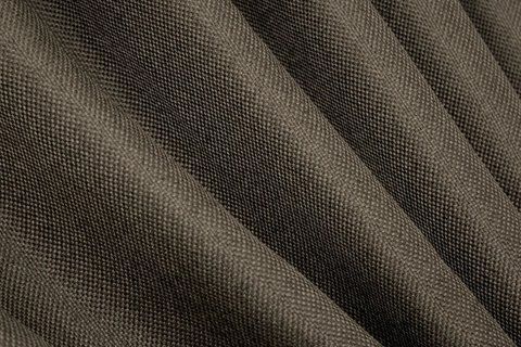 Комплект штор льон-блекаут "Льон Мішковина", колір коричневий лб9ш-11 фото